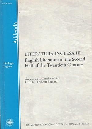 Seller image for LITERATURA INGLESA III. English Literature in the Second Half of the Twentieth Century for sale by Librera Torren de Rueda