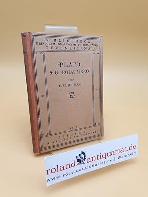 Imagen del vendedor de Gorgias Meno a la venta por Roland Antiquariat UG haftungsbeschrnkt