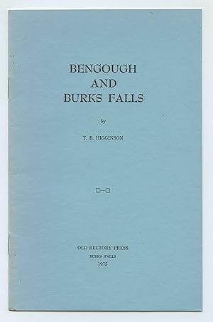 Bild des Verkufers fr Bengough and Burks Falls zum Verkauf von Attic Books (ABAC, ILAB)