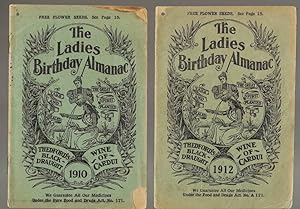 Five Issues of the Ladies Birthday Almanac Thedford's Black Draught Wine of Cardui