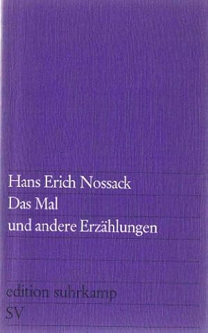 Seller image for Das Mal und andere Erzhlungen. for sale by Gabis Bcherlager