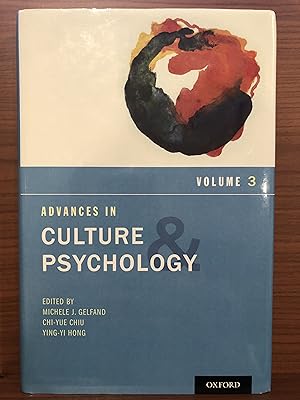 Seller image for Advances in Culture and Psychology: Volume 3 for sale by Rosario Beach Rare Books