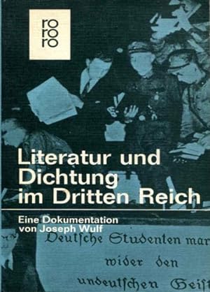 Bild des Verkufers fr Literatur und Dichtung im dritten Reich. eine Dokumentation zum Verkauf von Gabis Bcherlager
