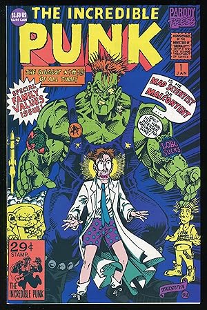 Seller image for Incredible Punk Comic 1 Incredible Hulk Origin Story Parody Mighty Thor Mjolnir for sale by CollectibleEntertainment