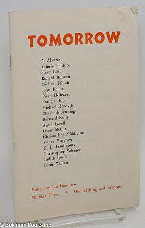 Seller image for Tomorrow: #3, February-March, 1960 for sale by Bolerium Books Inc.