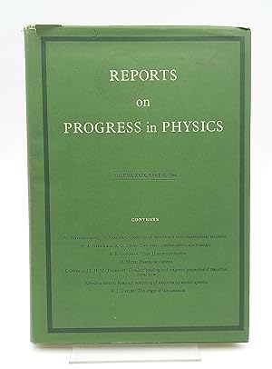 Reports on Progress in Physics; Volume XXIX (1966) Part II.