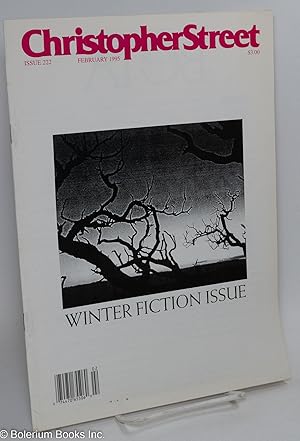 Seller image for Christopher Street: #222, February, 1995: Winter Fiction Issue for sale by Bolerium Books Inc.