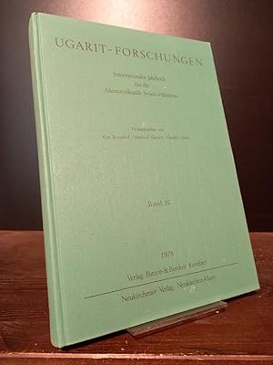 Immagine del venditore per Ugarit-Forschungen. Internationales Jahrbuch fr die Altertumskunde Syrien-Palstinas. Band 10. Herausgegeben von Kurt Bergerhof, Manfried Dietrich und Oswald Loretz. venduto da Antiquariat Kretzer