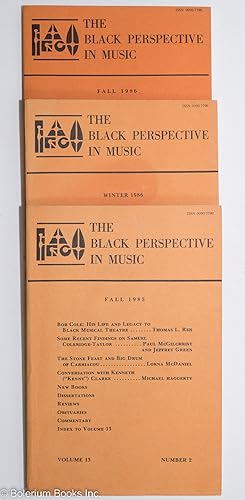 Bild des Verkufers fr The Black Perspective in Music [3 issues] zum Verkauf von Bolerium Books Inc.