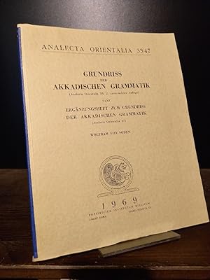 Doppelband mit 2 Bänden, 1. Grundriss der akkadischen Grammatik, von Wolfram von Soden (= Analect...