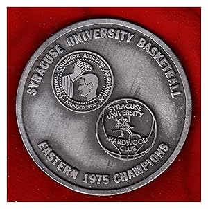 Syracuse University Basketball 1975 Eastern Regional Champions - Pewter Paperweight. Pre-Big East...