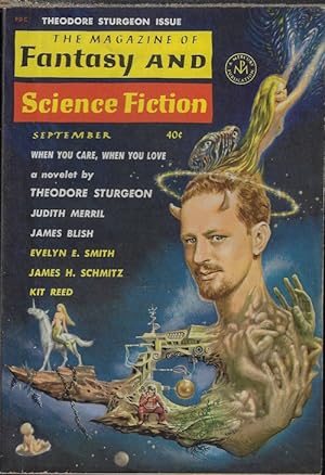 Imagen del vendedor de The Magazine of FANTASY AND SCIENCE FICTION (F&SF): September, Sept. 1962 a la venta por Books from the Crypt