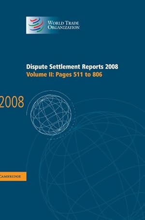 Imagen del vendedor de Dispute Settlement Reports 2008 a la venta por AHA-BUCH GmbH