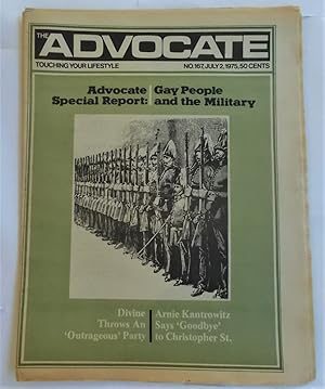 Seller image for The Advocate (Issue No. 167, July 2, 1975): Touching Your Lifestyle (Gay Newspaper) for sale by Bloomsbury Books