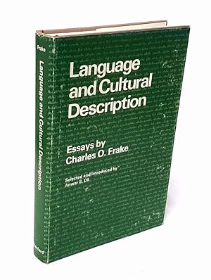 Language and Cultural Description. Essays. Selected and Introduced by Anwar S. Dil.