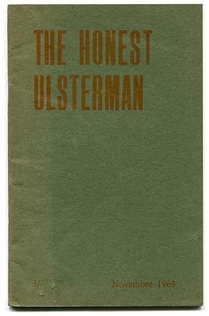 Seller image for The Honest Ulsterman: Monthly Handbook for a Revolution - No. 19, Nov. 1969 for sale by Between the Covers-Rare Books, Inc. ABAA