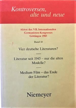 Seller image for Vier Deutsche Literaturen? Literatur Seit 1945 - Nur Die Alten Modelle? (German Edition) for sale by Alplaus Books