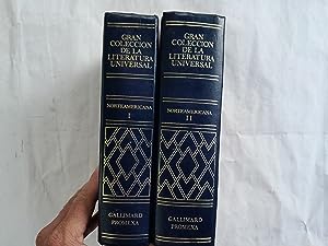 Bild des Verkufers fr Gran Coleccin de la Literatura Universal. NORTEAMERICANA. Tomo. I y Tomo II. Presentacin de Teresa Silva Tena. Contenido. Tomo I: Hawthorne, Nathaniel, Edgar Allan Poe, Hermann Melville, Mark Twain, Henry James, OHenry, Stephen Crane, Jack London. La letra escarlata, Cuentos, Benito Cereno, Billy Budd, Marinero, Fragmentos del diario de adn y diario de Eva, La vuelta de tuerca, El alegre mes de mayo y otros cuentos, La roja insignia del coraje y El Mexicano. Tomo II: John dos Passos: Manhattan Transfer; Frances Scott Foitzgerald: El gran Gatsby; William Faulkner: Gambito de caballo; Ernest Hemingway: Las nieves del Kilimanyaro y otros cuentos; Thomas Wolfe: La orgullosa hermana Muerte; Nathanael West: Miss Lonelyhearts; Truman Capote: zum Verkauf von Librera "Franz Kafka" Mxico.