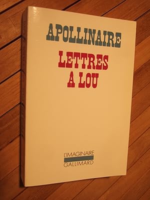 Image du vendeur pour Lettres  Lou mis en vente par Domifasol