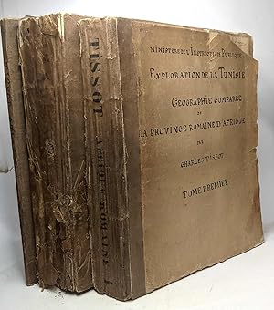 Géographie comparée de la province romaine d'Afrique - TOME PREMIER SECOND et ATLAS - 3 volumes -...