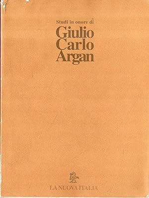 Studi in onore di Giulio Carlo Argan