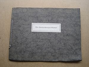 Seller image for Vier Handzeichnungen Goethes. Herausgegeben vom Wiener Goethe-Verein seinen Mitgliedern und Gnnern 1932. Dieses die Nummer 152 von 300 Stck Auflage. for sale by Antiquariat Schleifer