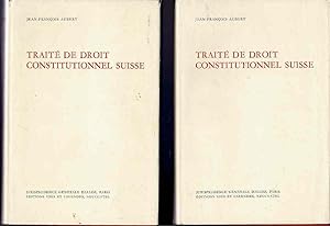 Bild des Verkufers fr Trait de droit constitutionnel Suisse. 2 volumes. zum Verkauf von La Bouquinerie