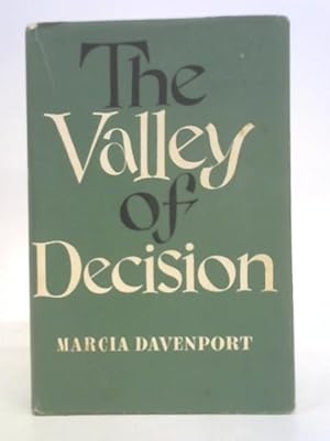 Bild des Verkufers fr The Valley of Decision zum Verkauf von World of Rare Books