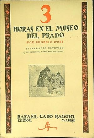 Bild des Verkufers fr 3 horas en el museo del Prado zum Verkauf von Librodifaccia