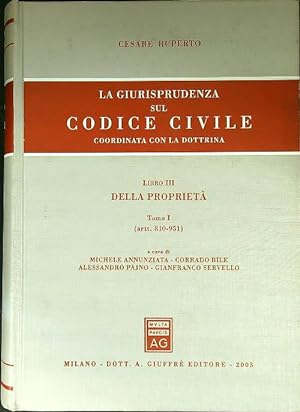 Image du vendeur pour La giurisprudenza sul Codice civile tomo I mis en vente par Librodifaccia