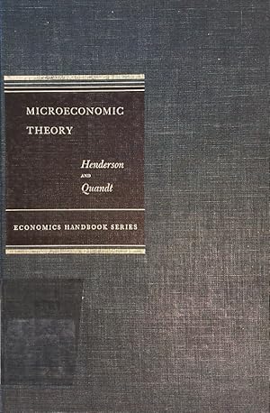 Bild des Verkufers fr Microeconomic theory. A mathematical approach. zum Verkauf von Antiquariat Bookfarm