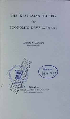 Image du vendeur pour The Keynesian theory of economic development. mis en vente par Antiquariat Bookfarm