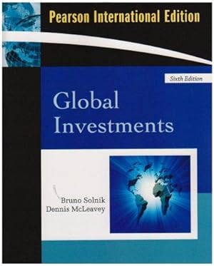 Immagine del venditore per Global Investments: International Edition venduto da WeBuyBooks