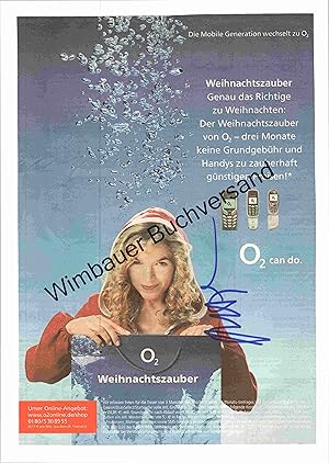 Bild des Verkufers fr Original Autogramm Anke Engelke /// Autogramm Autograph signiert signed signee zum Verkauf von Antiquariat im Kaiserviertel | Wimbauer Buchversand