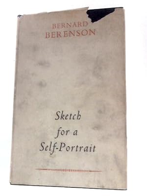 Bild des Verkufers fr Sketch for a Self-Portrait zum Verkauf von World of Rare Books