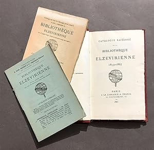 Catalogue raisonné de la Bibliothèque Elzevirienne. 1853-1867.