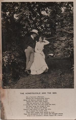 Seller image for pop song postcard: The Honeysuckle and the Bee for sale by Mobyville