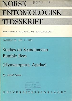Studies on Scandinavian Bumble Bees (Hymenoptera, Apidae)