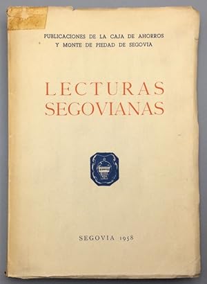 Bild des Verkufers fr Lecturas segovianas zum Verkauf von Els llibres de la Vallrovira