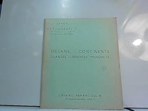 Seller image for Cahier De Cartographie. Oceans- Continents. Grandes Puissances Mondiales for sale by JLG_livres anciens et modernes