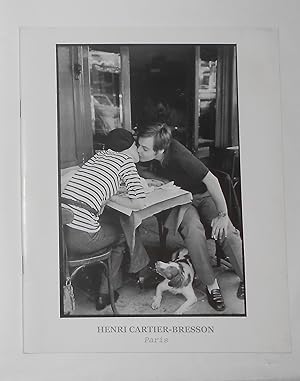 Image du vendeur pour Henri Cartier Bresson - Paris (Reykjavik Museum of Photography 9 June - 29 July 2001) mis en vente par David Bunnett Books