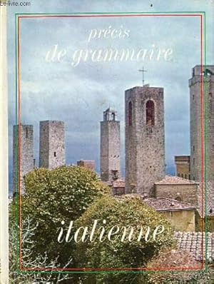 Seller image for Prcis de grammaire italienne. for sale by Le-Livre