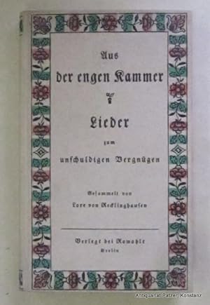 Hundert Lieder zum unschuldigen Vergnügen. Gesammelt von Lore von Recklinghausen. Berlin, Rowohlt...