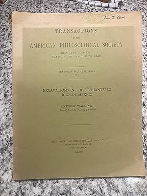 Immagine del venditore per Excavations in the Tehuantepec Region, Mexico venduto da TribalBooks