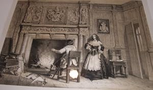 Seller image for Room, Postlip Hall, Gloucestershire. From Mansions of England in the Olden Time by Joseph Nash. for sale by Wittenborn Art Books