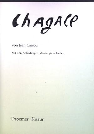 Image du vendeur pour Chagall. mis en vente par books4less (Versandantiquariat Petra Gros GmbH & Co. KG)