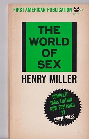 Image du vendeur pour The World of Sex. Complete Paris Edition. mis en vente par Homburger & Hepp