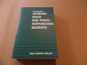 Seller image for Wrterbuch der philosophischen Begriffe. hrsg. von Johannes Hoffmeister / Philosophische Bibliothek ; Bd. 225 for sale by Versandantiquariat Schfer