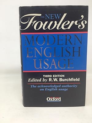 Immagine del venditore per The New Fowler's Modern English Usage venduto da Cambridge Recycled Books