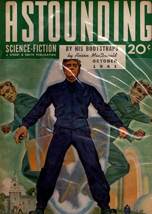 Imagen del vendedor de Astounding Science Fiction October 1941. By HIs Bootstrap's by Anson MacDonald. Collectible Pulp Magazine. a la venta por Once Read Books